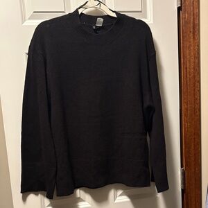 H&M Black Crewneck Sweater